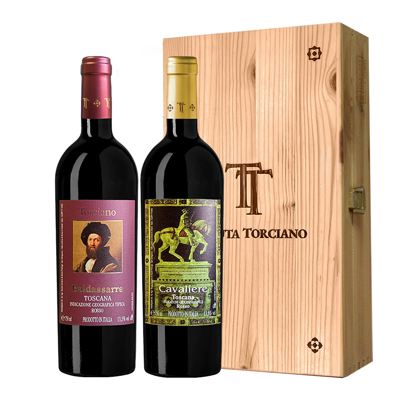 2019 - 2019 Tuscan Blend Cavaliere & Baldassarre pack included Wood Box